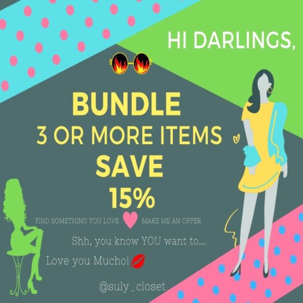 💰BUNDLE & SAVE 15% OFF 3 or More Items